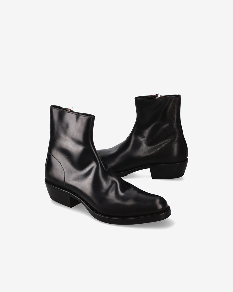 Cordovan ankle boots