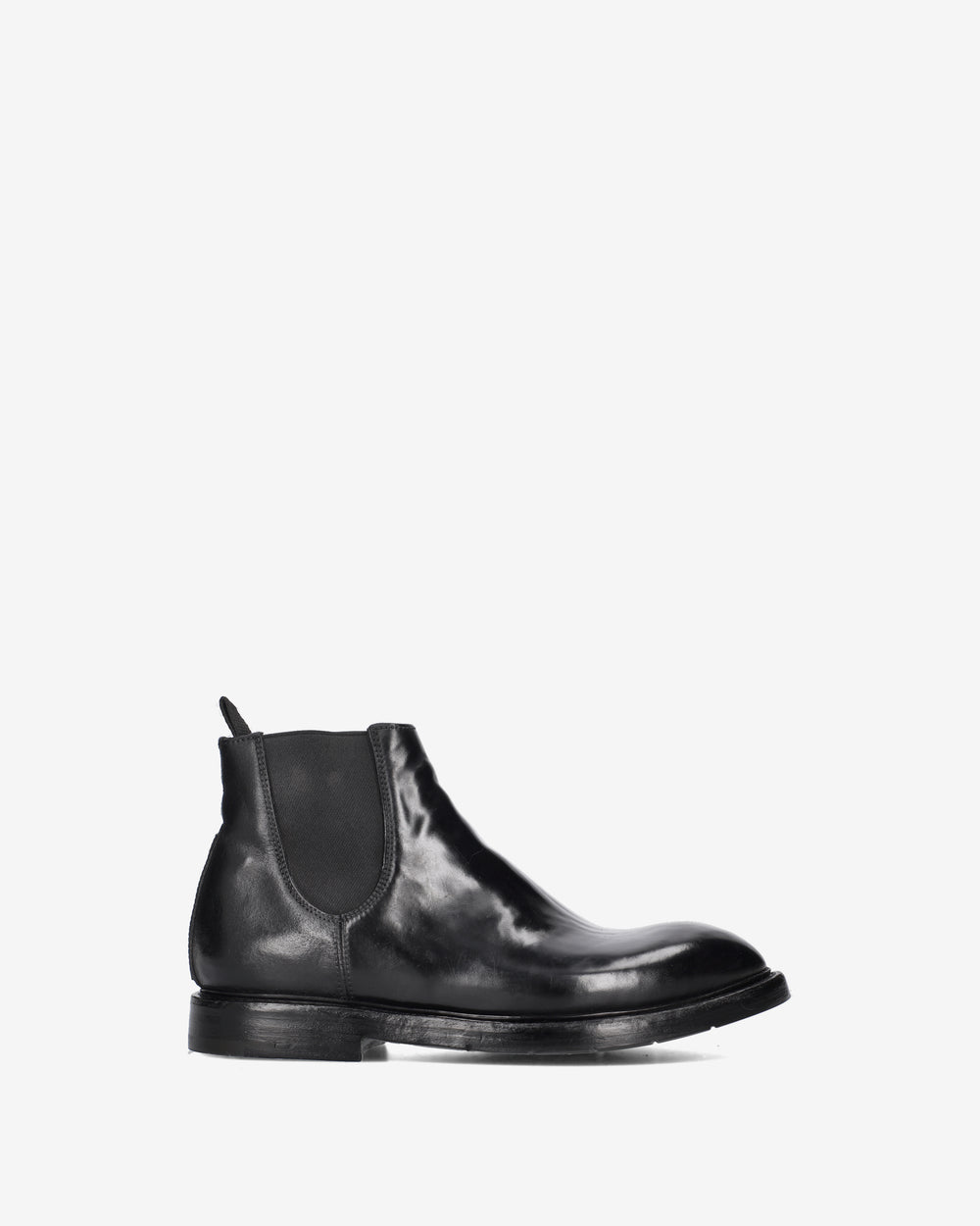 Brushed leather Chelsea boots