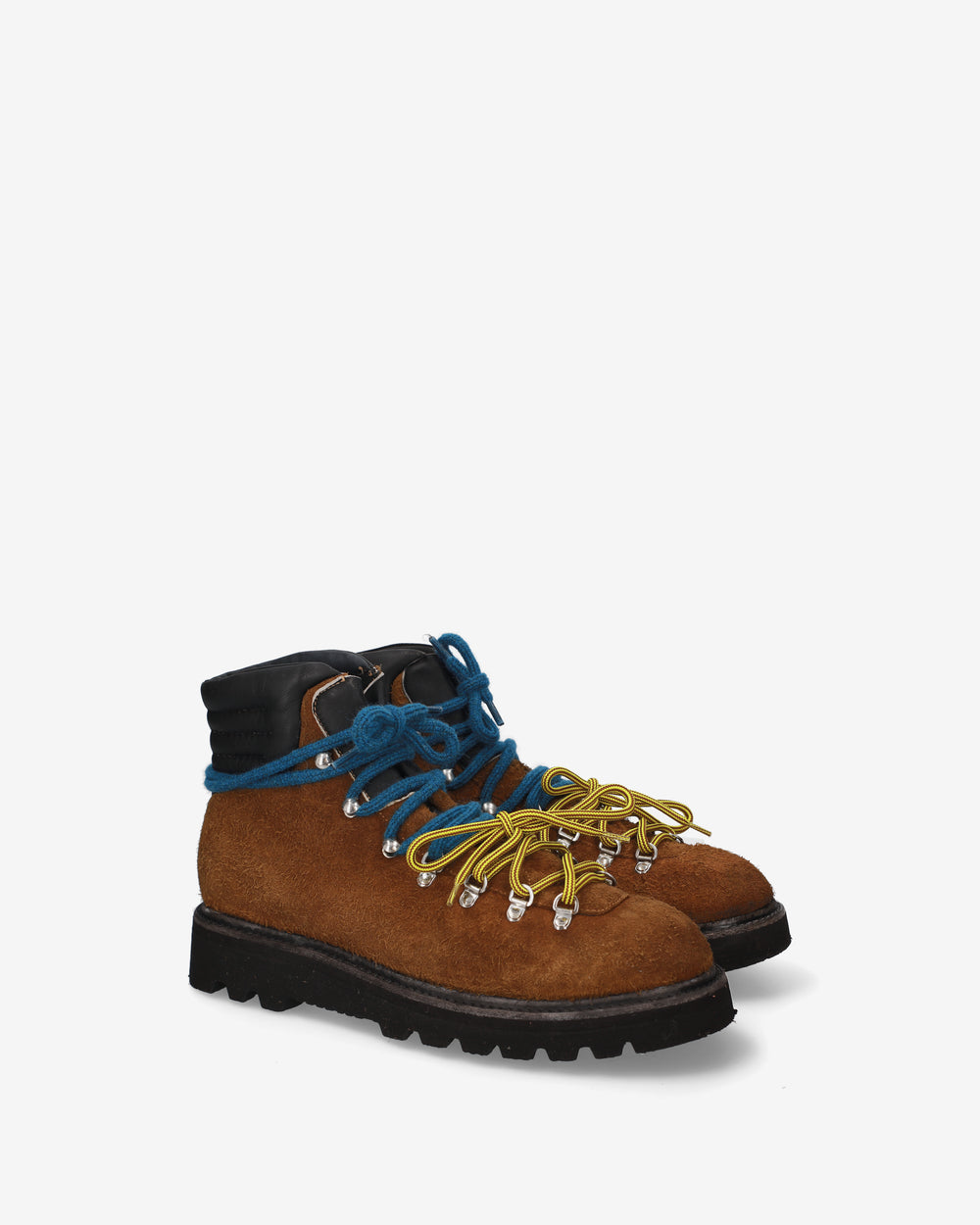 Brown suede ankle boots