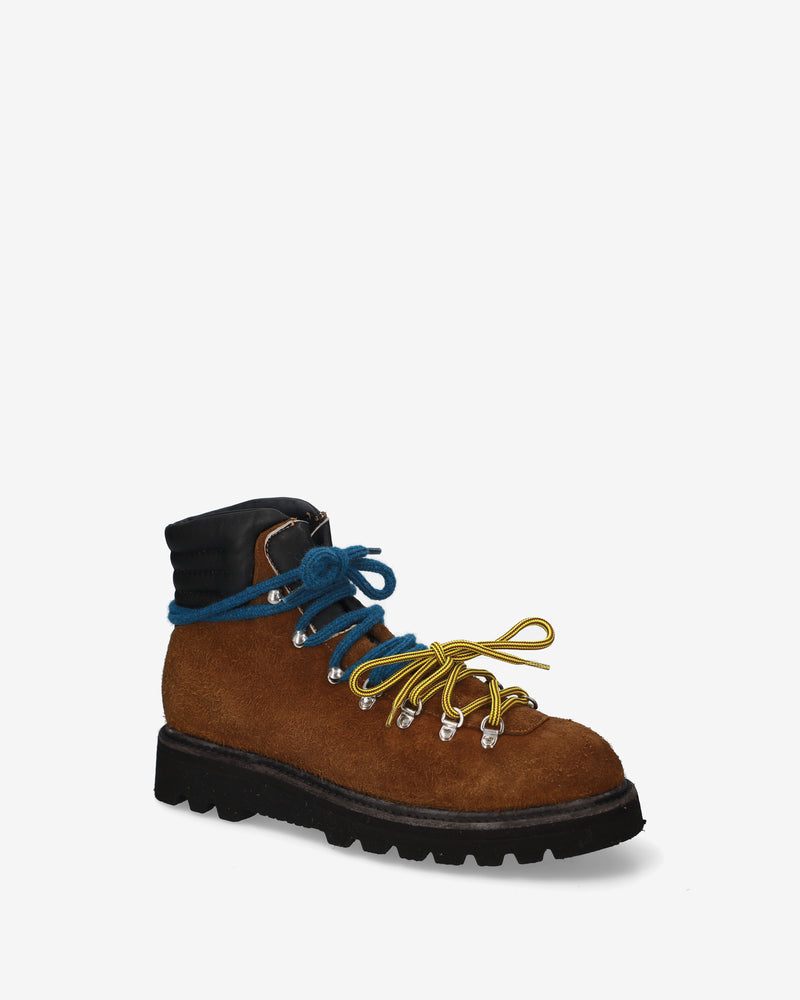 Brown suede ankle boots