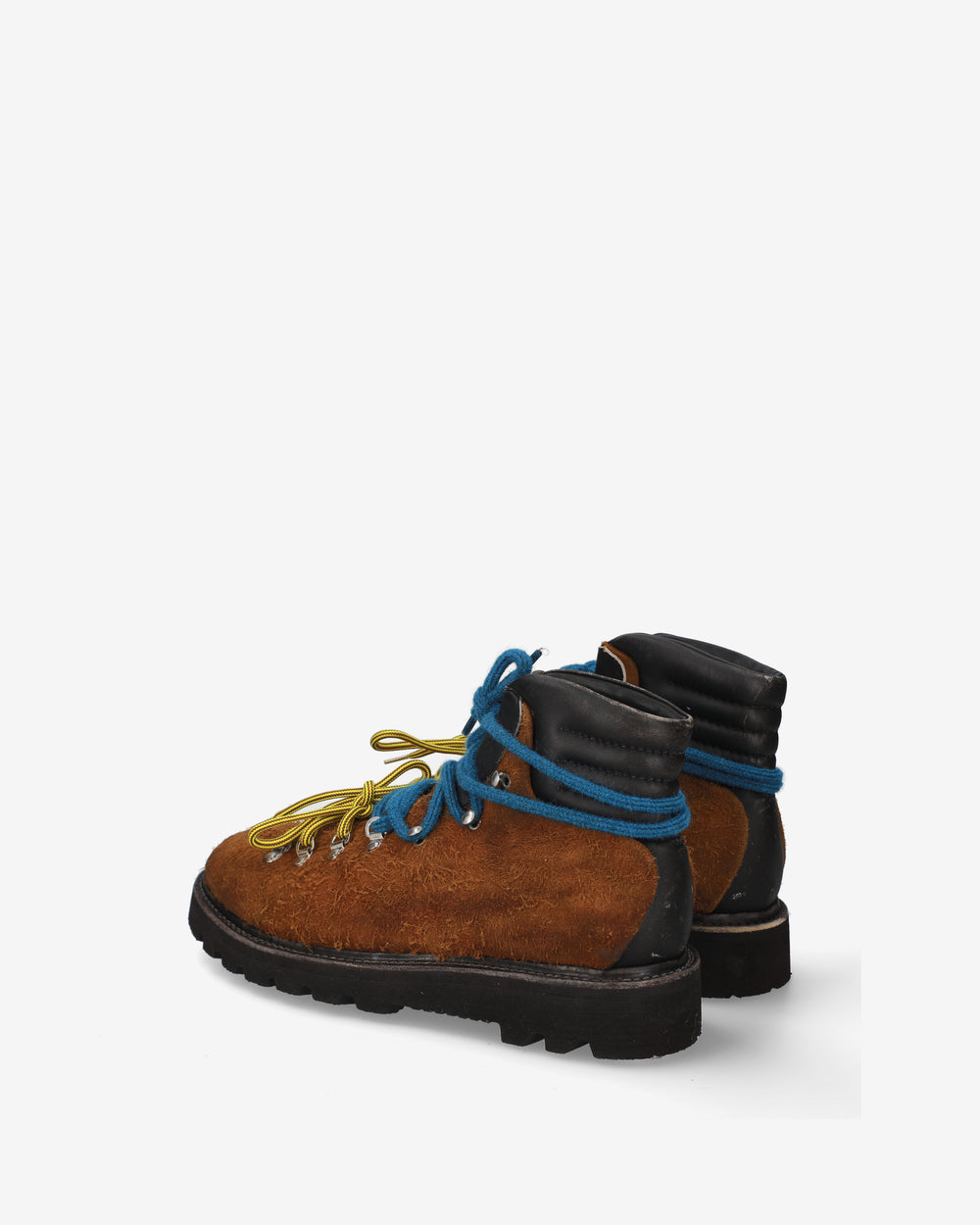 Brown suede ankle boots