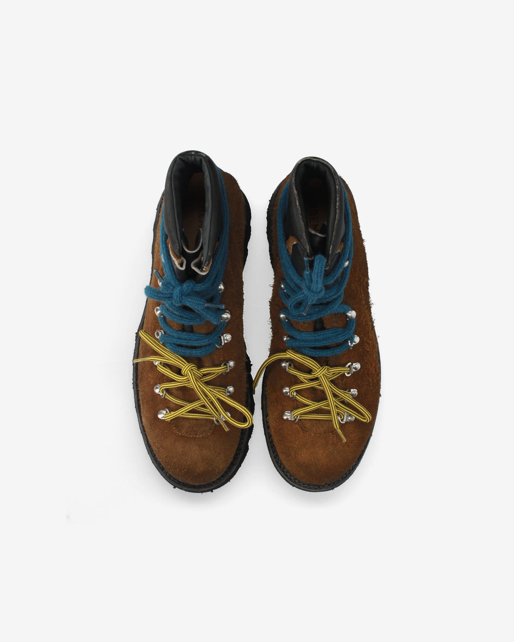 Brown suede ankle boots