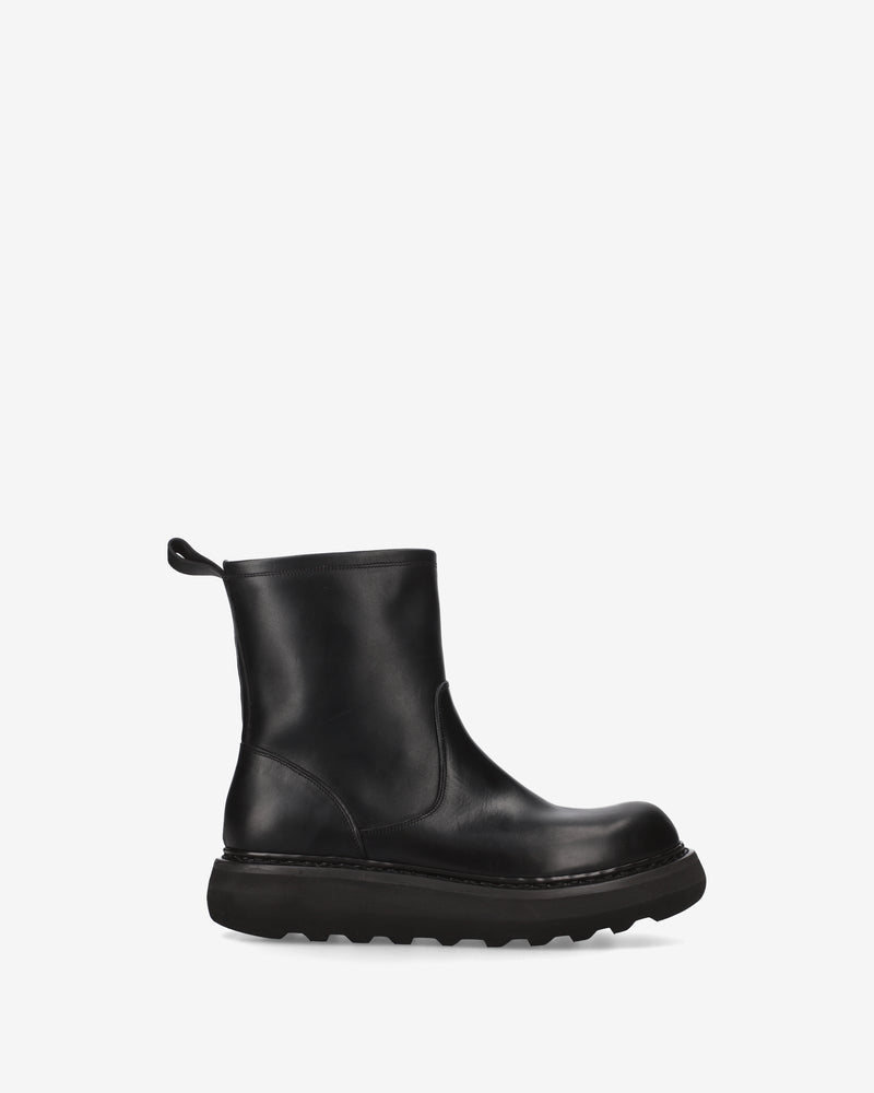 Stivaletto Maxi in pelle elba nero