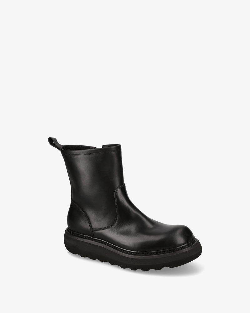 Stivaletto Maxi in pelle elba nero