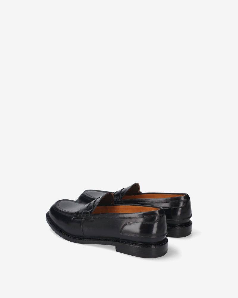 Cordovan penny loafers