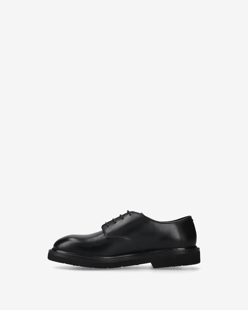 Black Leather Laced Shoes
