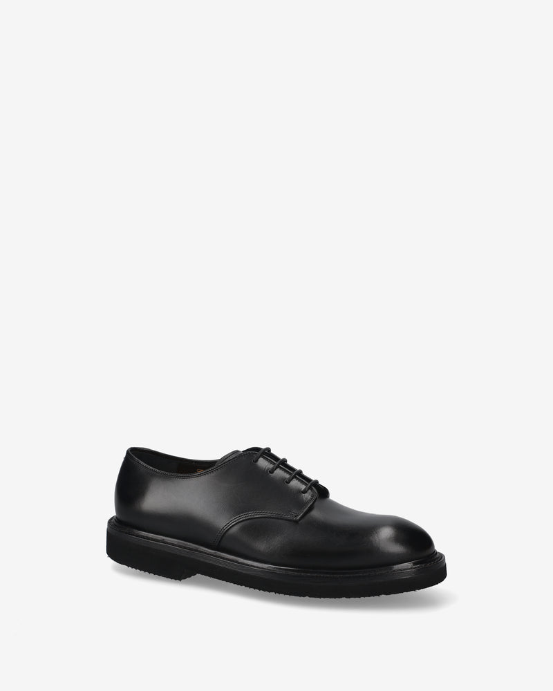 Black Leather Laced Shoes