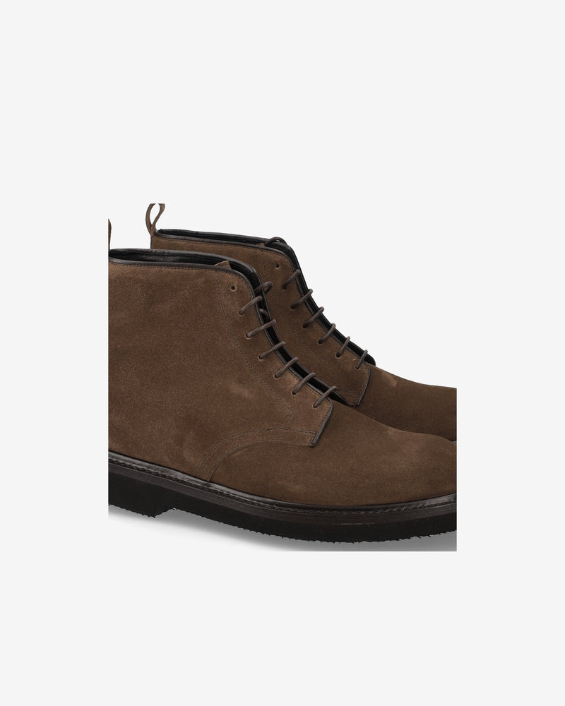 Polacchini in Pelle Scamosciata Marrone