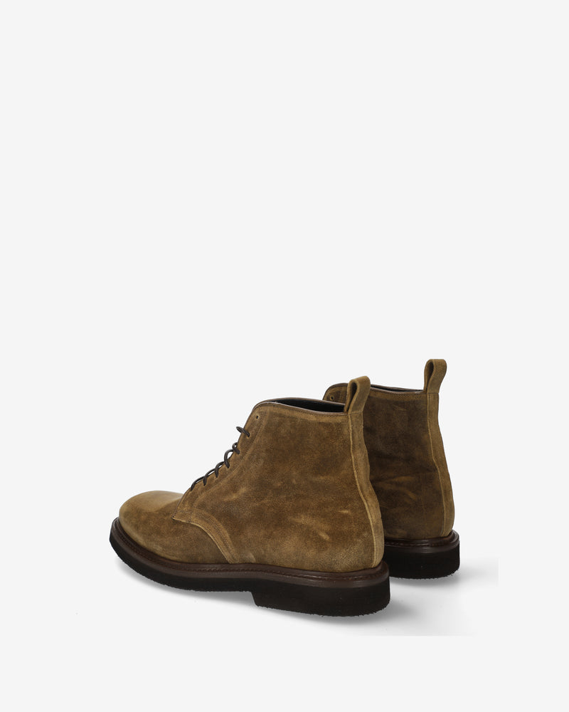 Stivaletto Stringato Vintage Fango