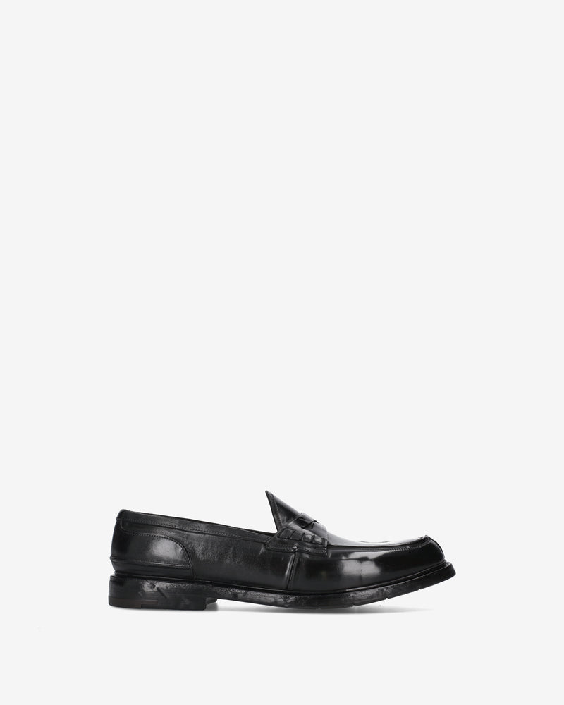 Black King Brass Penny Loafers