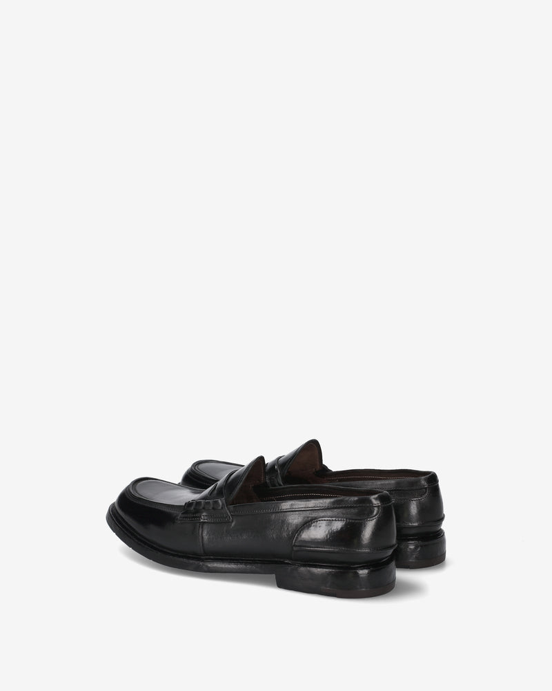 Black King Brass Penny Loafers