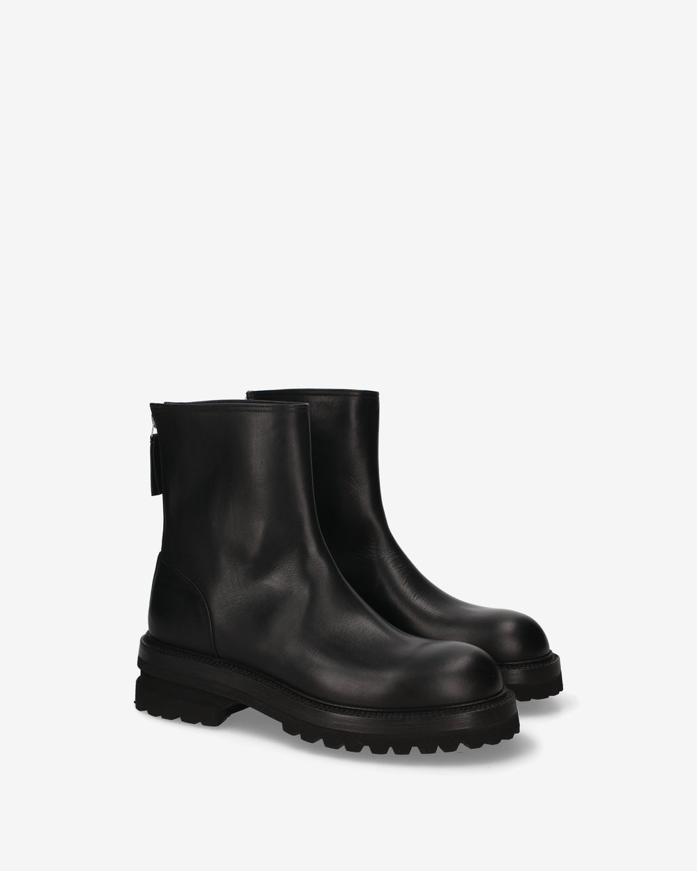 Combat Boot in Elba Nero