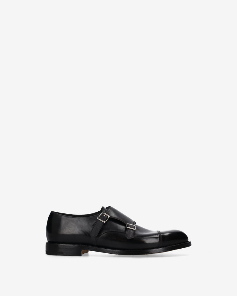 Black Cordovan Double Monk Strap