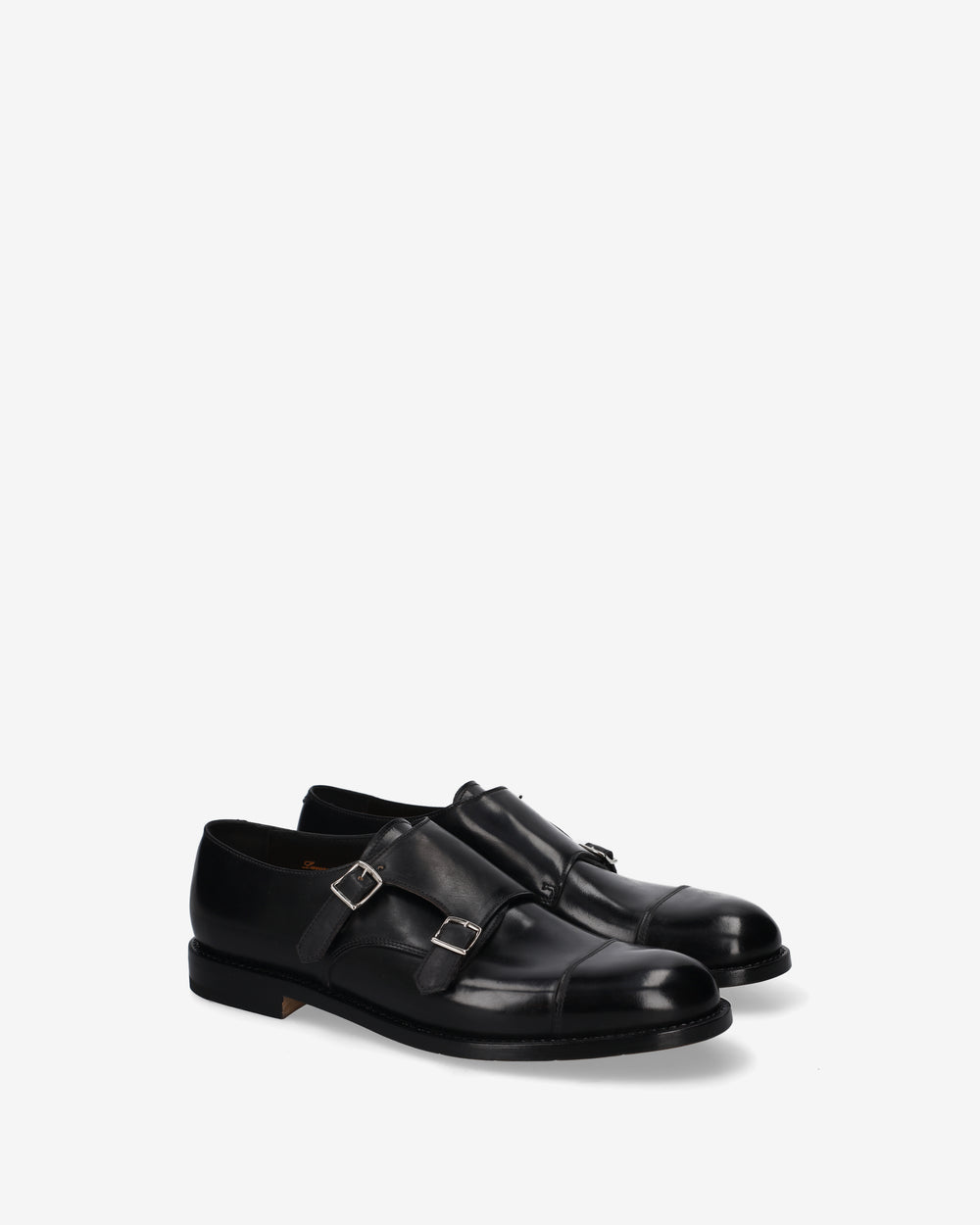 Black Cordovan Double Monk Strap