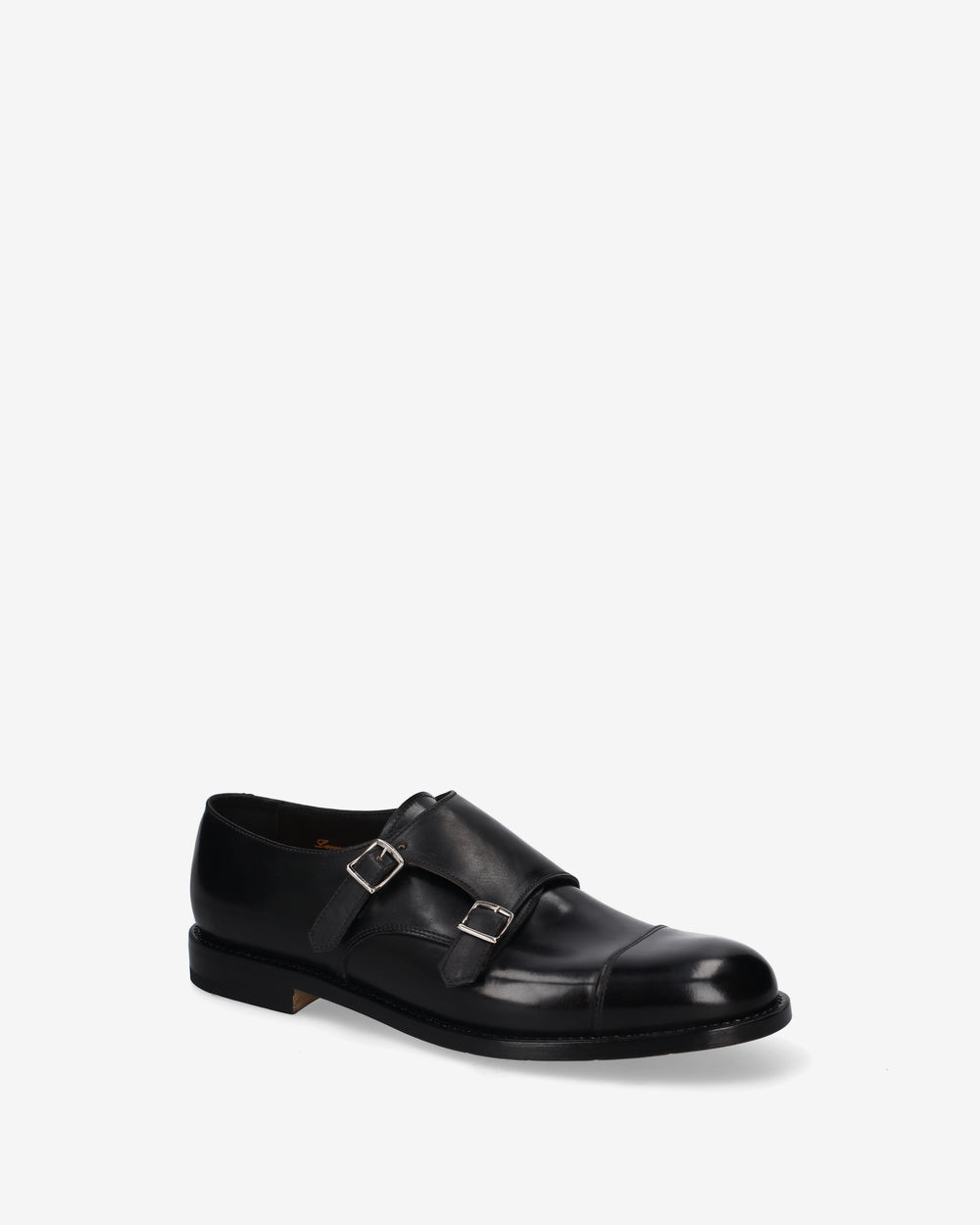 Black Cordovan Double Monk Strap
