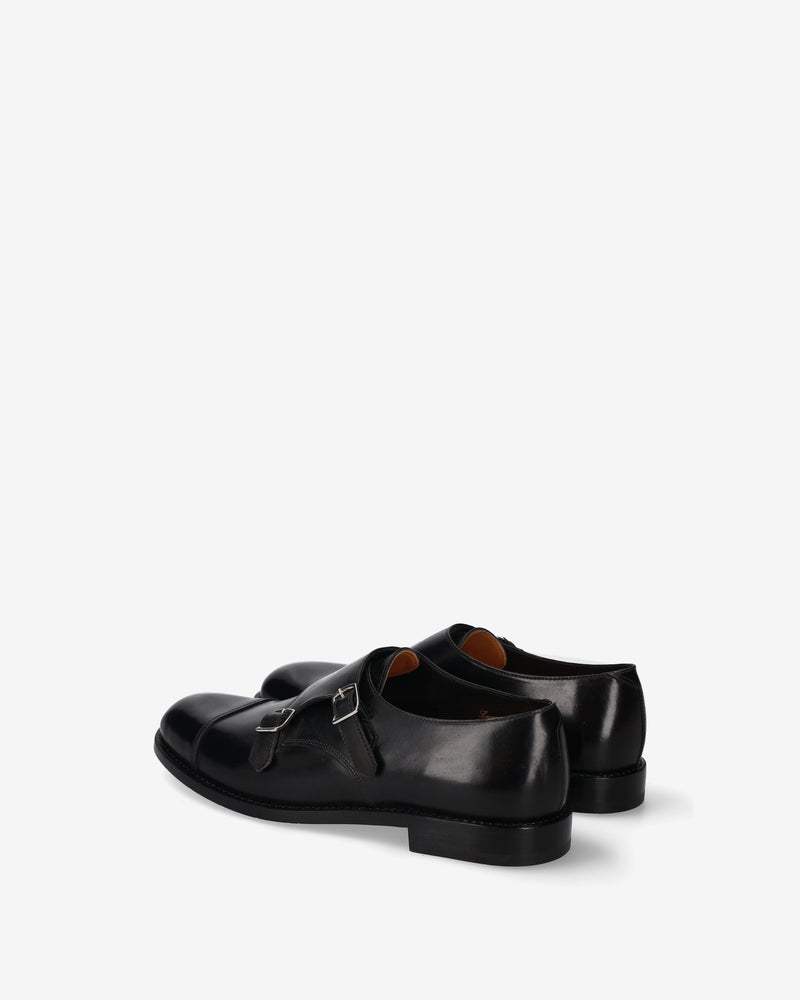 Black Cordovan Double Monk Strap