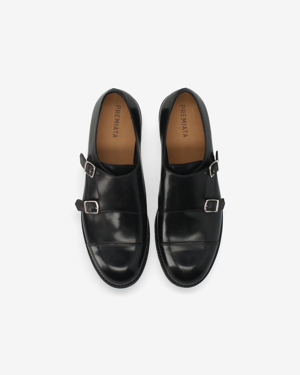 Black Cordovan Double Monk Strap