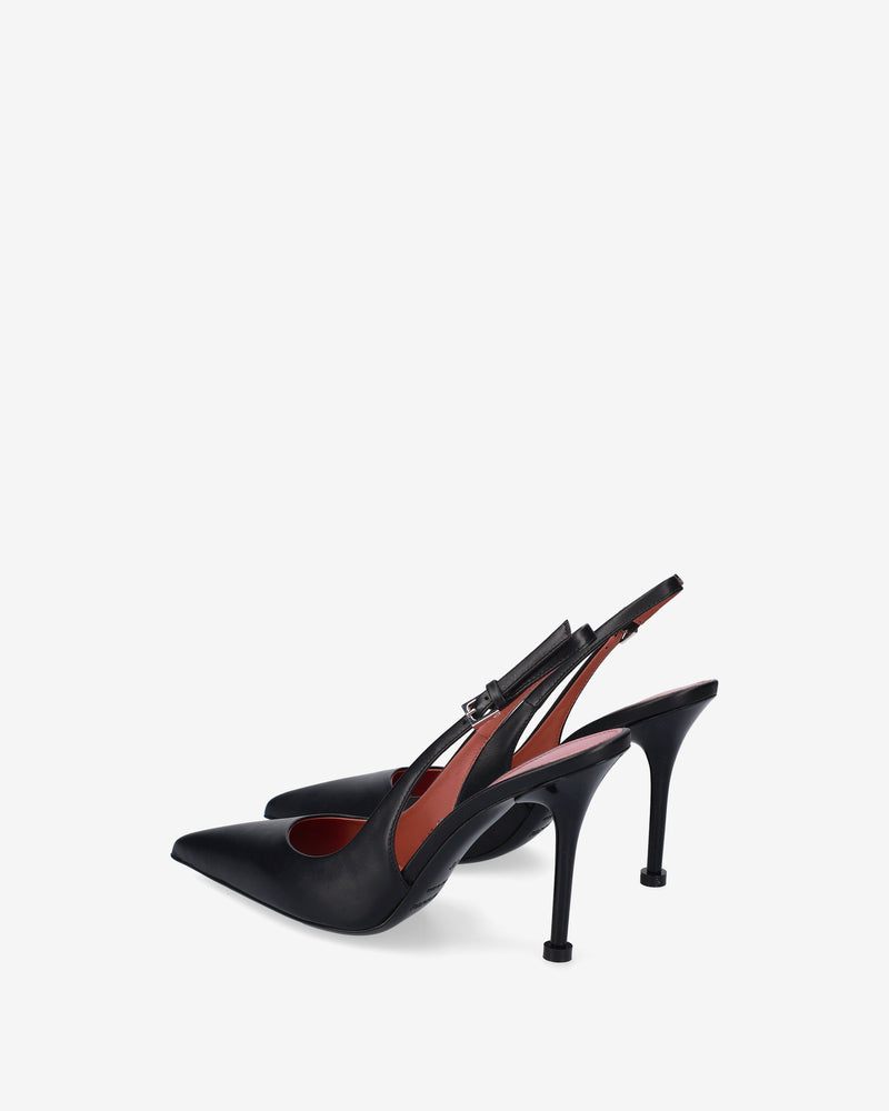 Leather Slingback Pumps