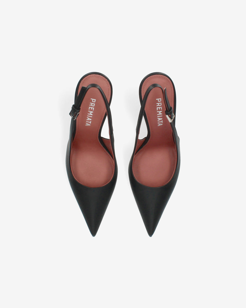 Décolleté Slingback in pelle garda