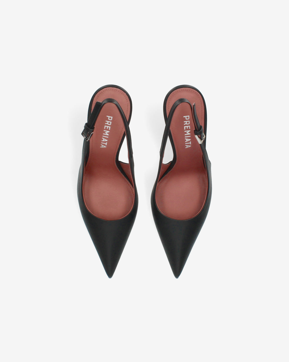 Leather Slingback Pumps