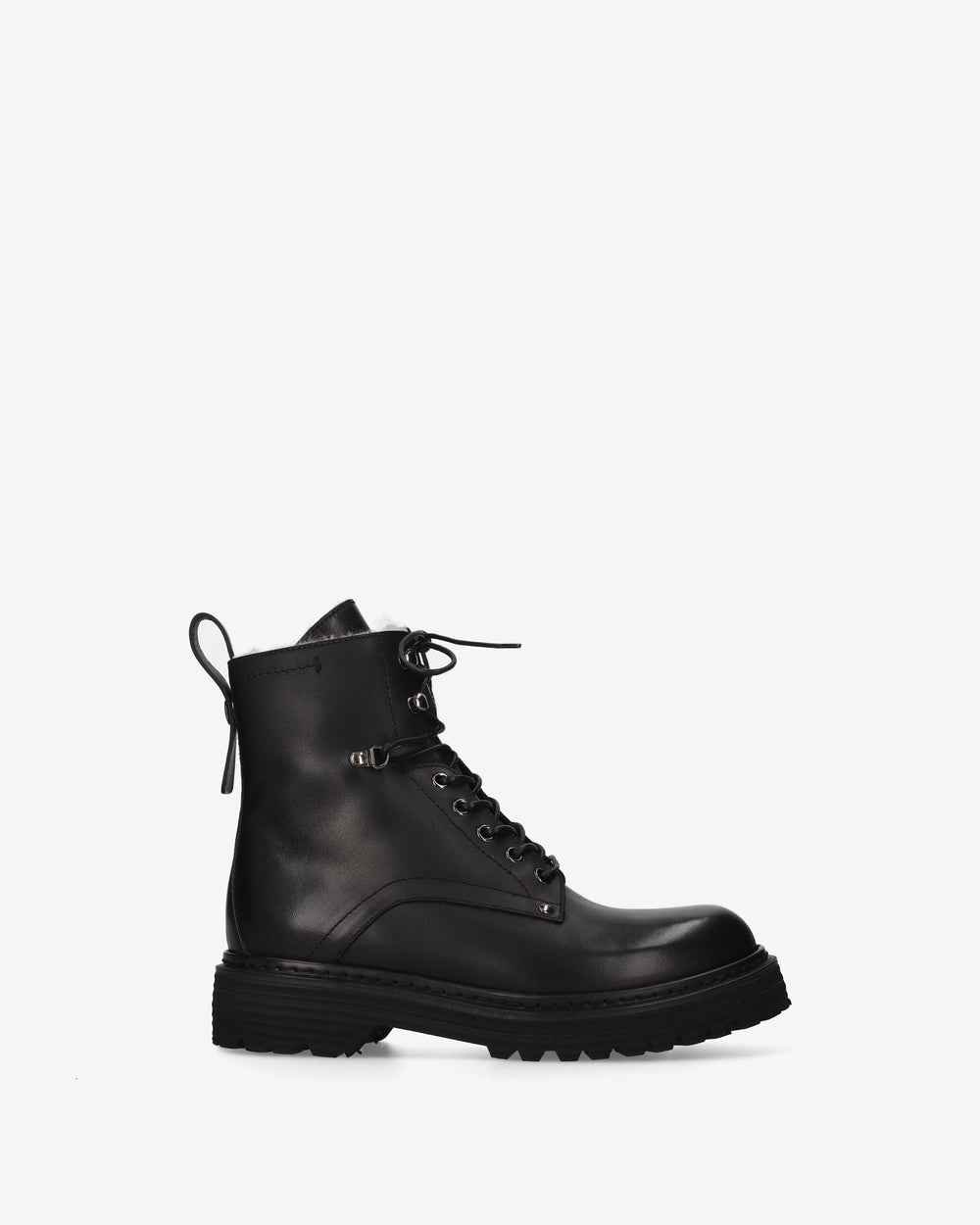 Leather and sheepskin boots
