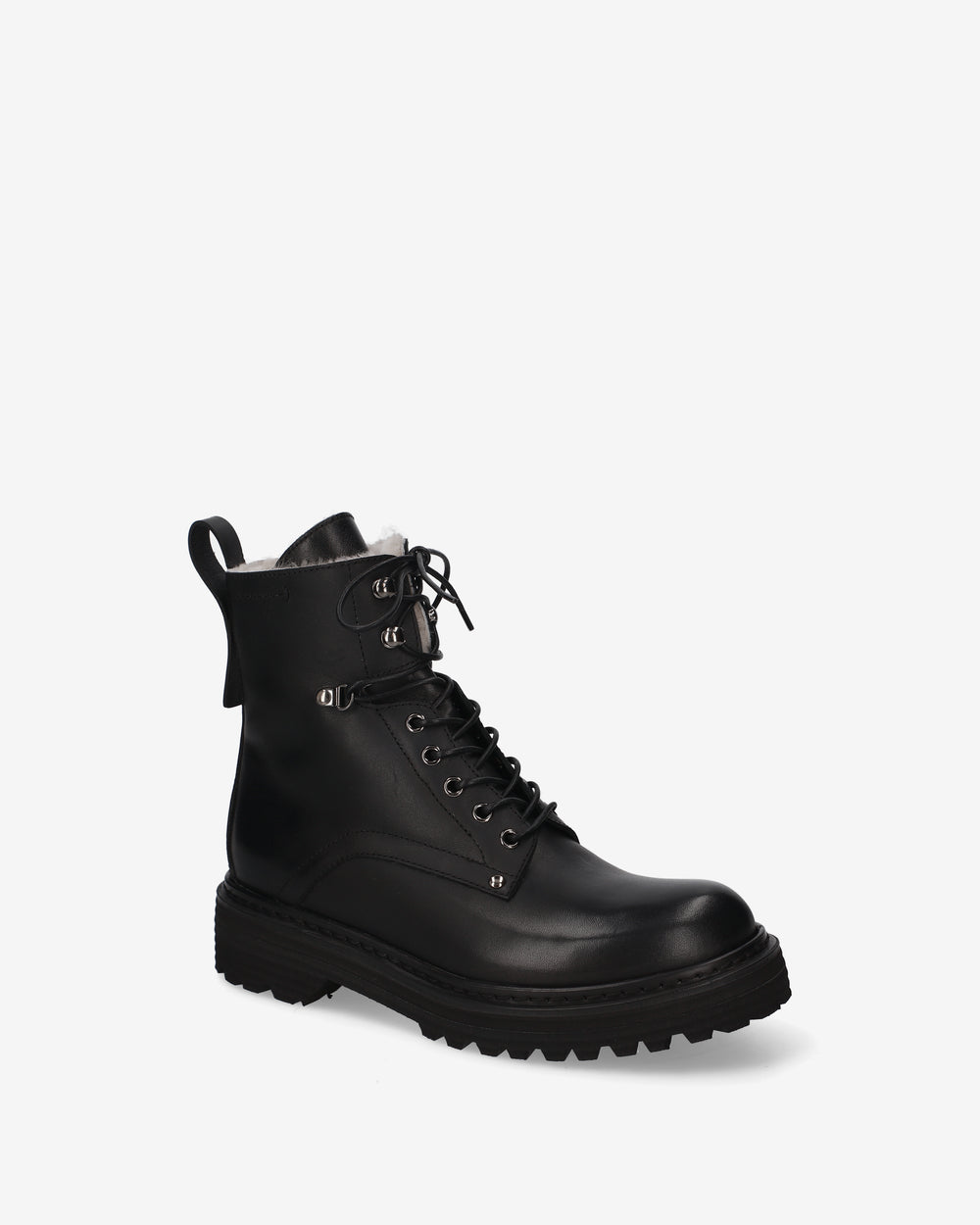 Leather and sheepskin boots