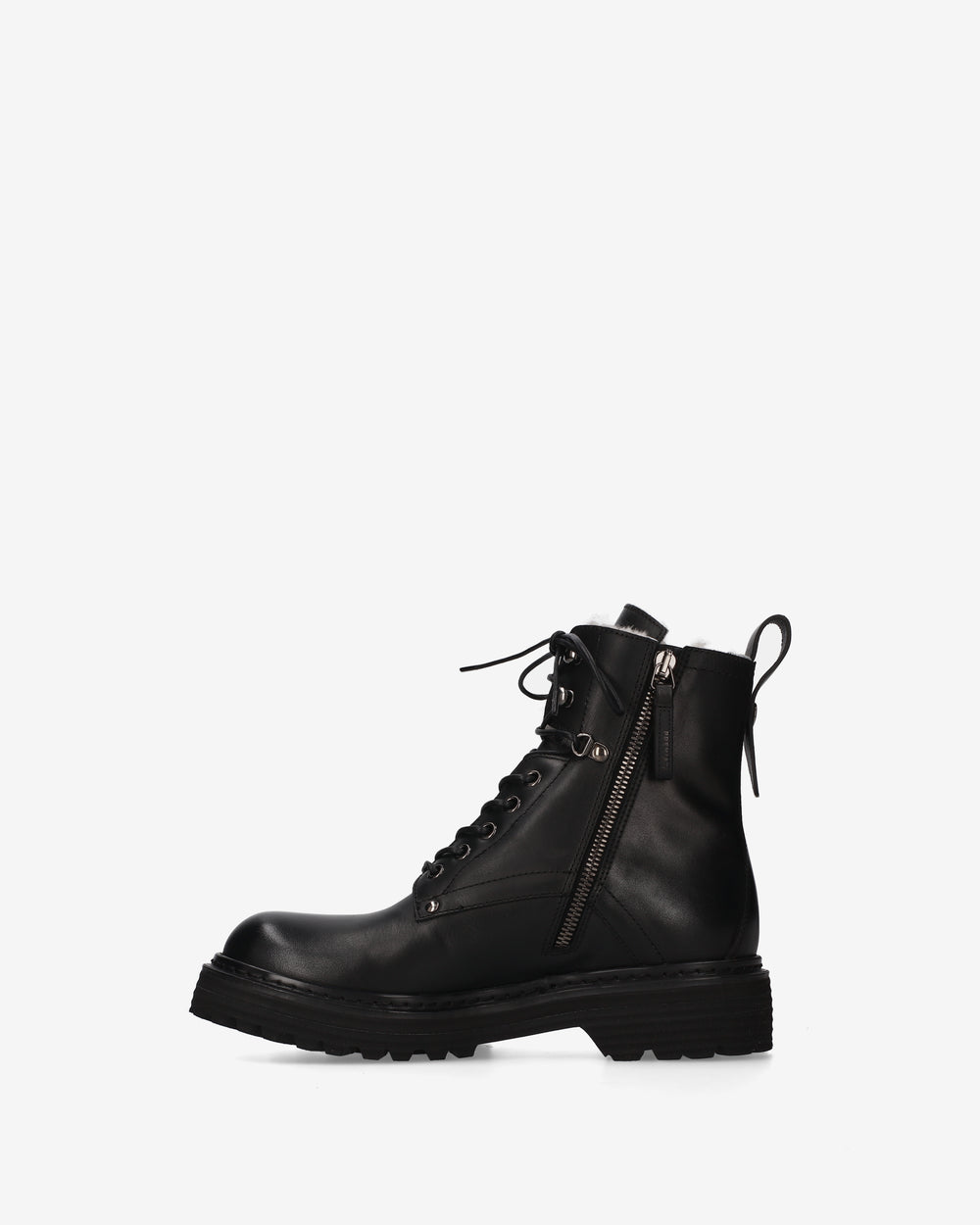 Leather and sheepskin boots