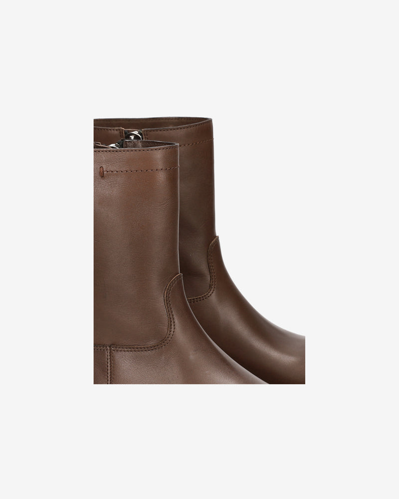 Stivaletti in Pelle Marrone