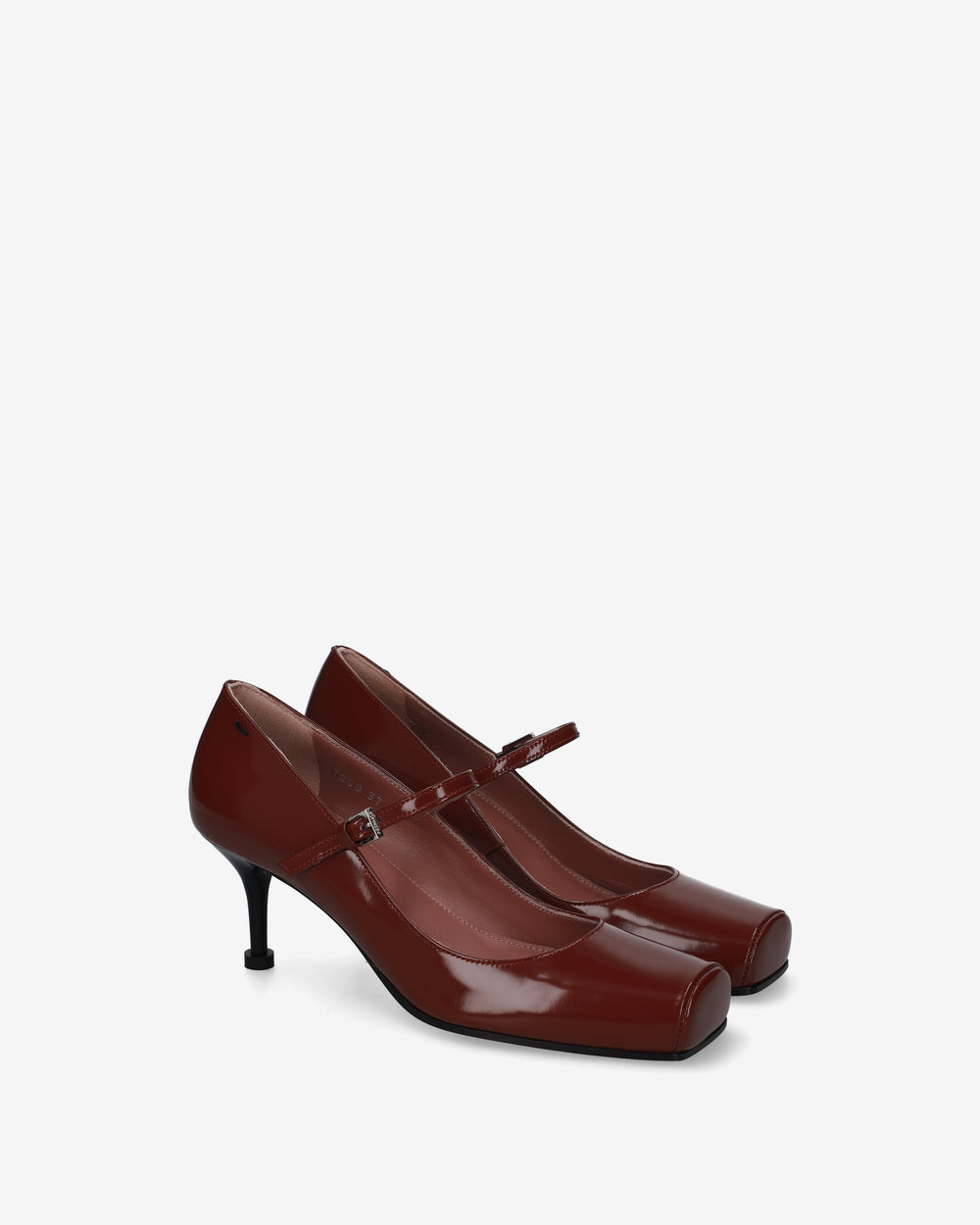 Mary Jane in pelle bordeaux