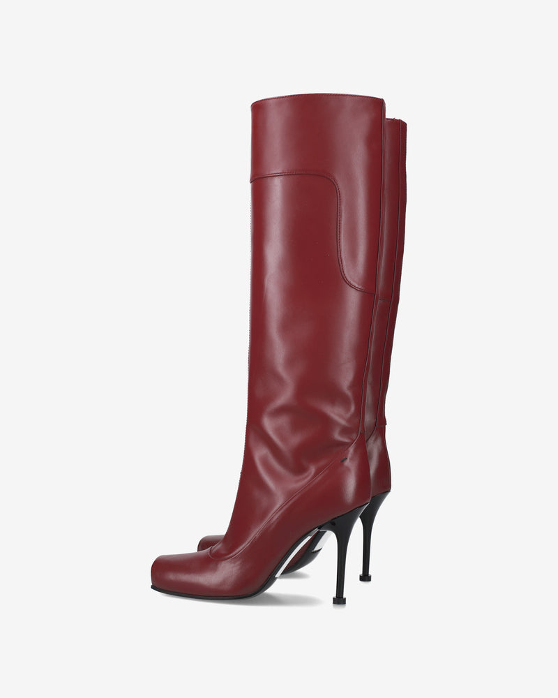 Red Leather Boots