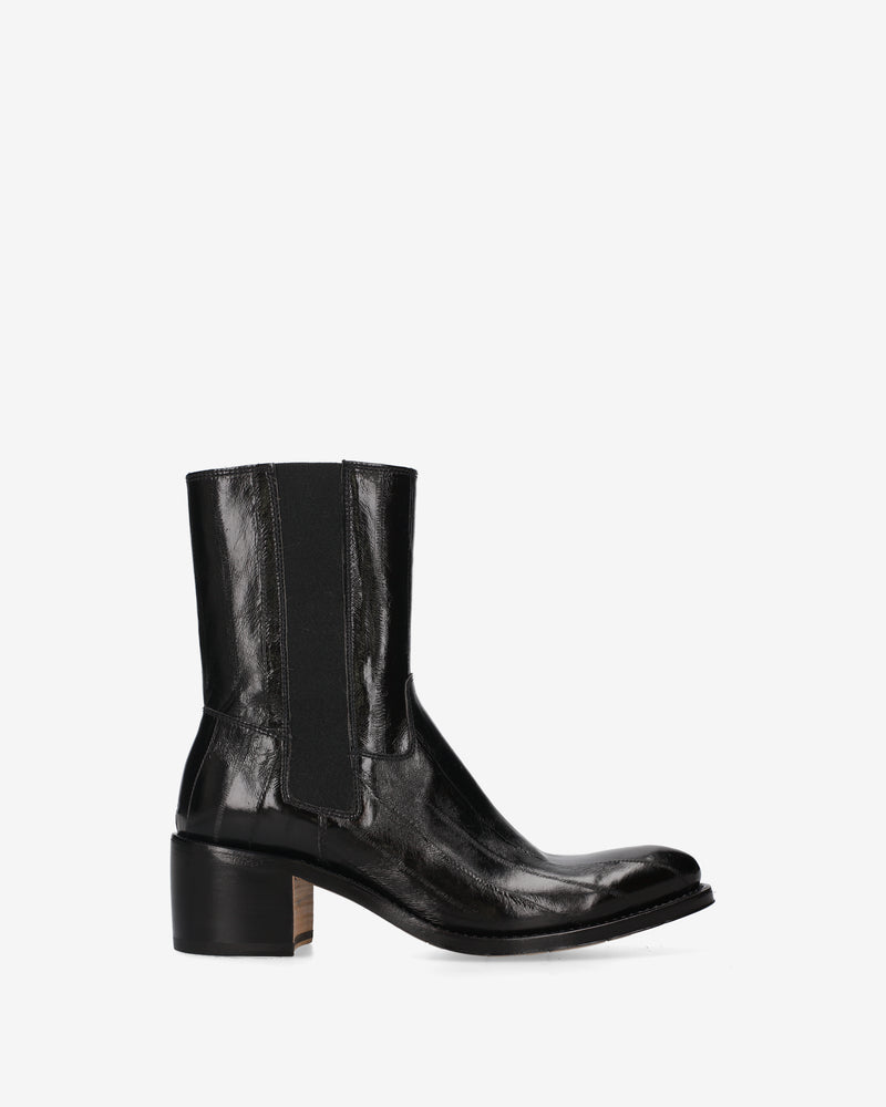 Chelsea Boot in Pelle Eel Nera