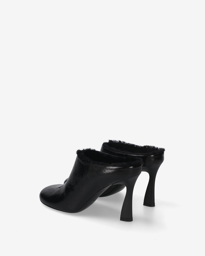 Shearling Mules Down