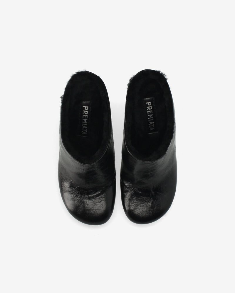 Shearling Mules Down