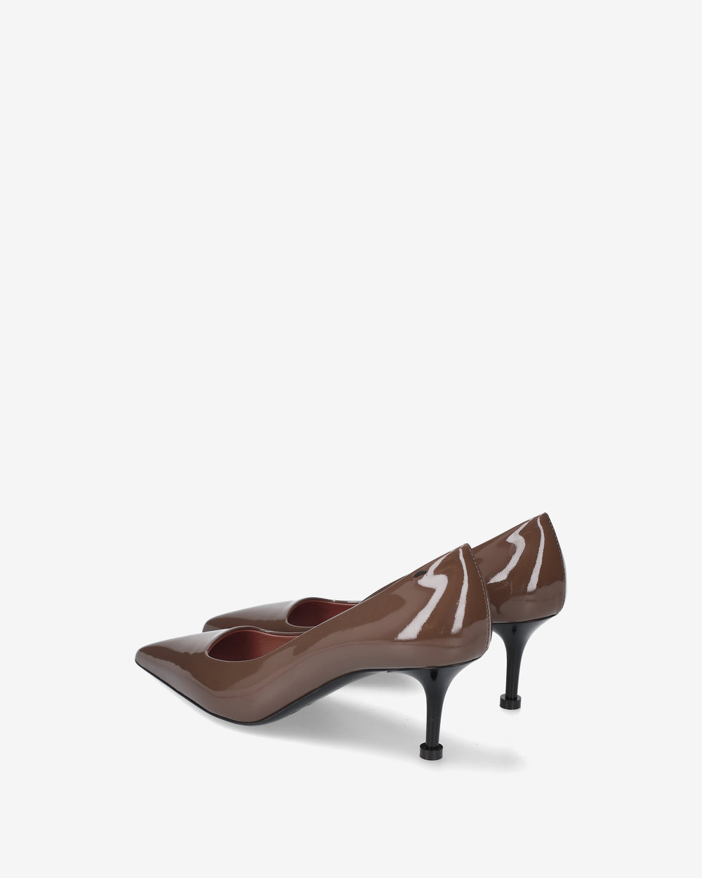 Brown Patent Leather Pumps
