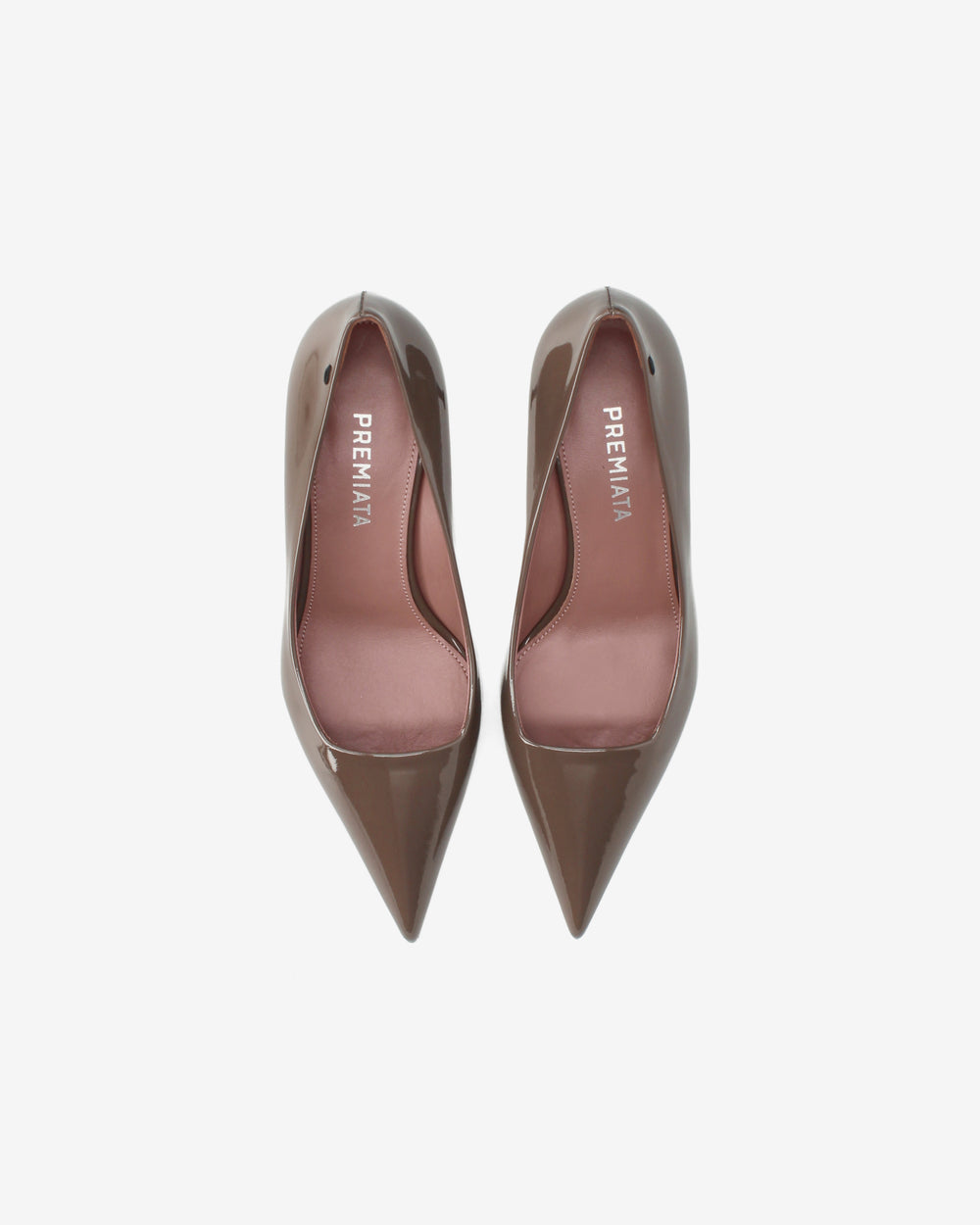 Brown Patent Leather Pumps