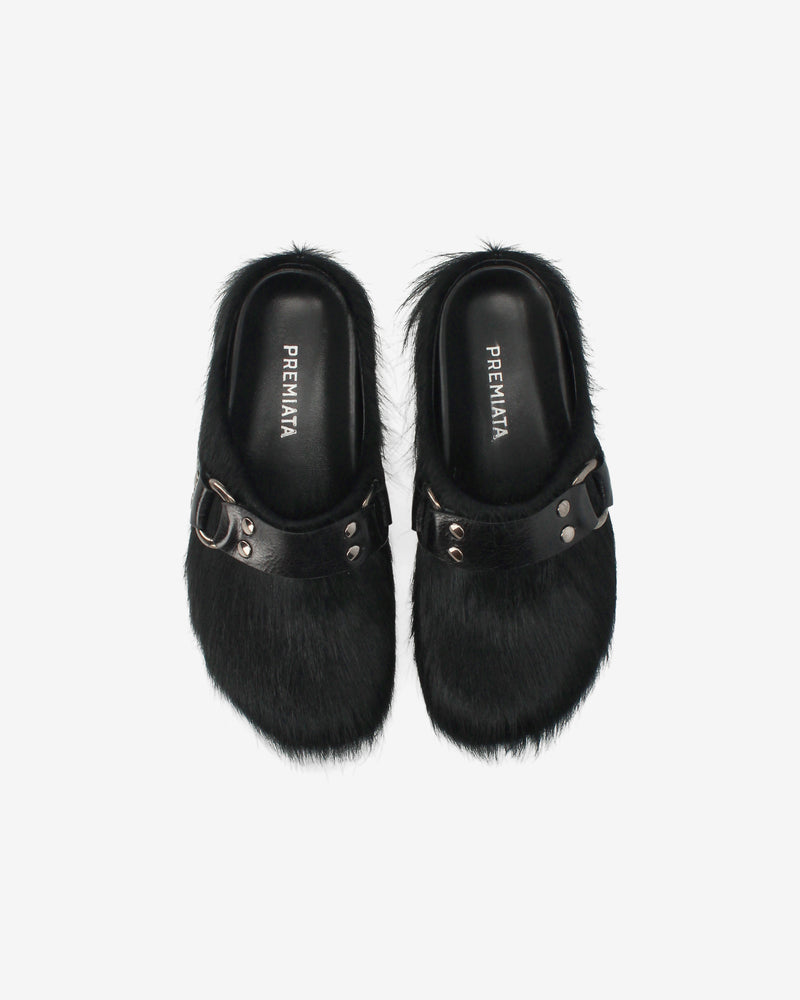 Mules Fur Nero