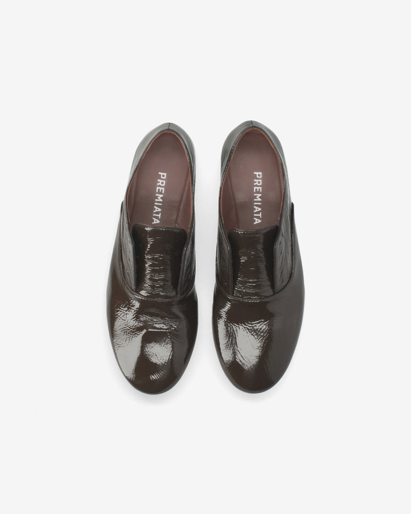 Mocassino Vernice Brown