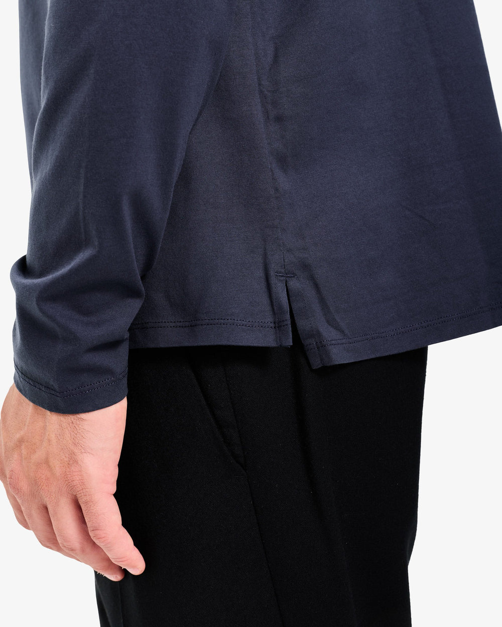 Maglia blu in jersey
