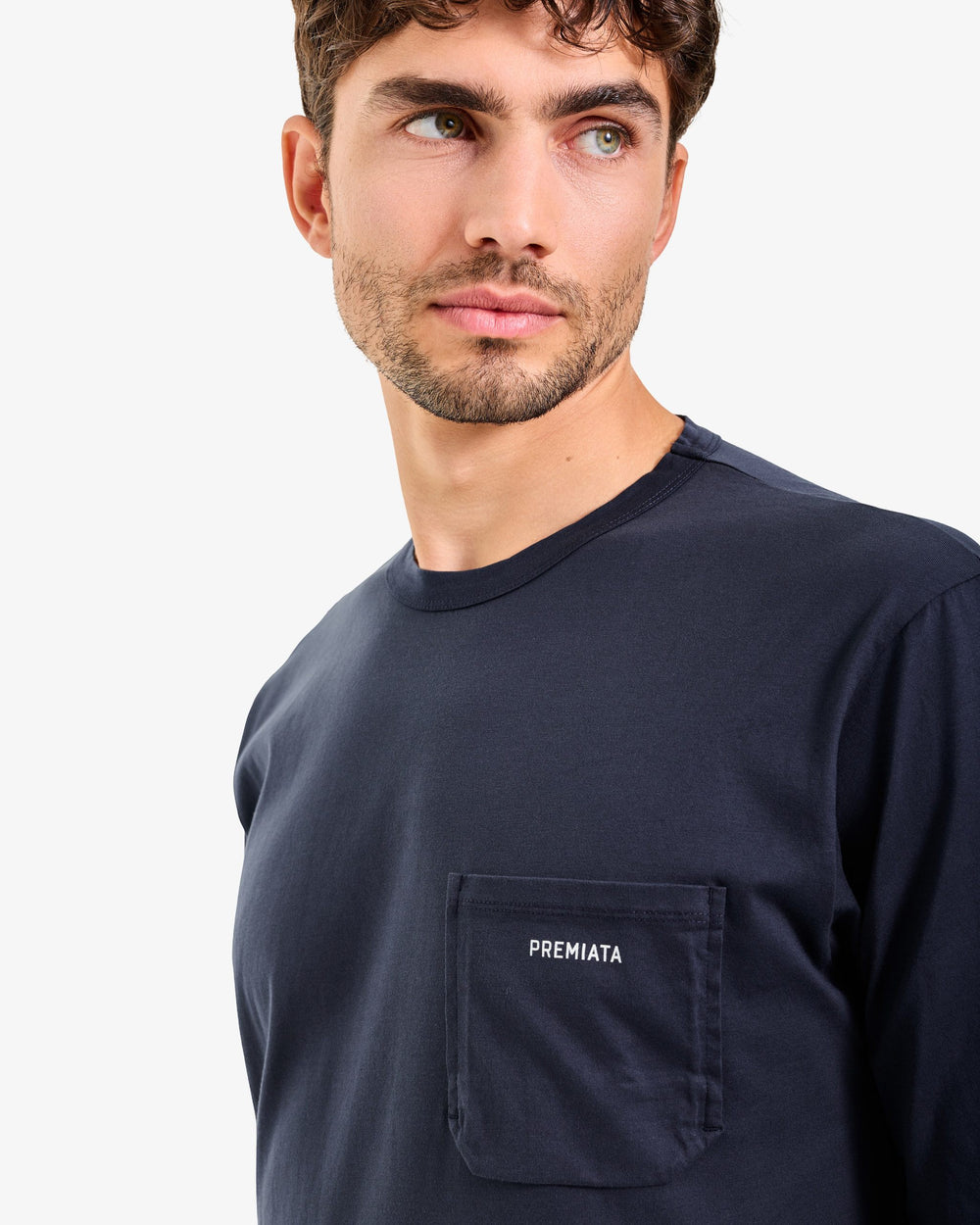 Maglia blu in jersey