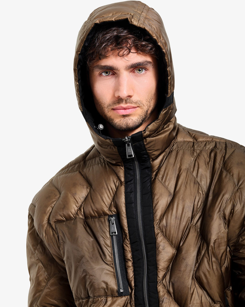 Reversible Hooded Jacket - Black