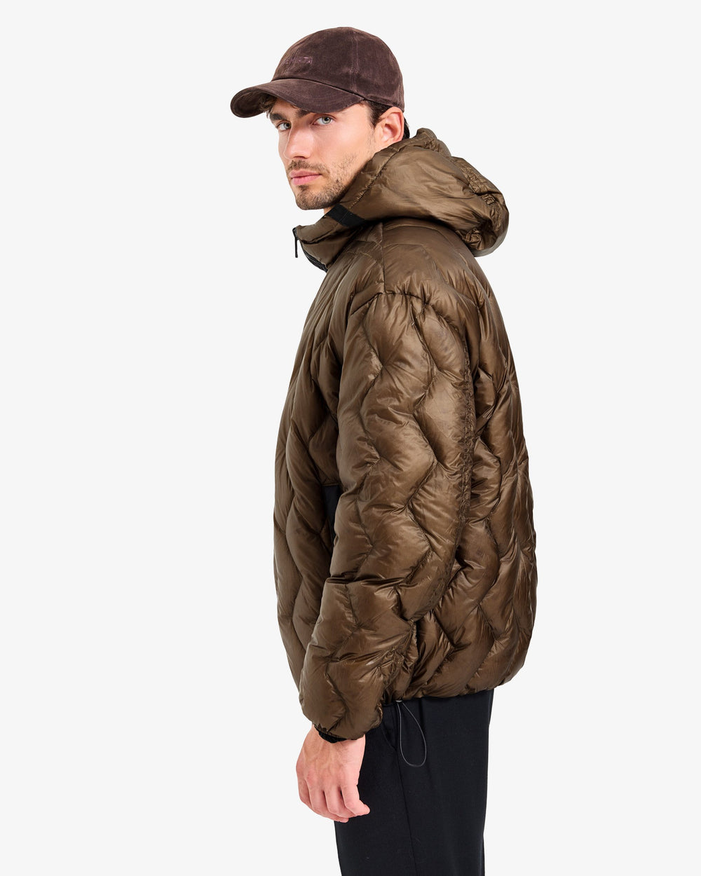 Reversible Hooded Jacket - Black