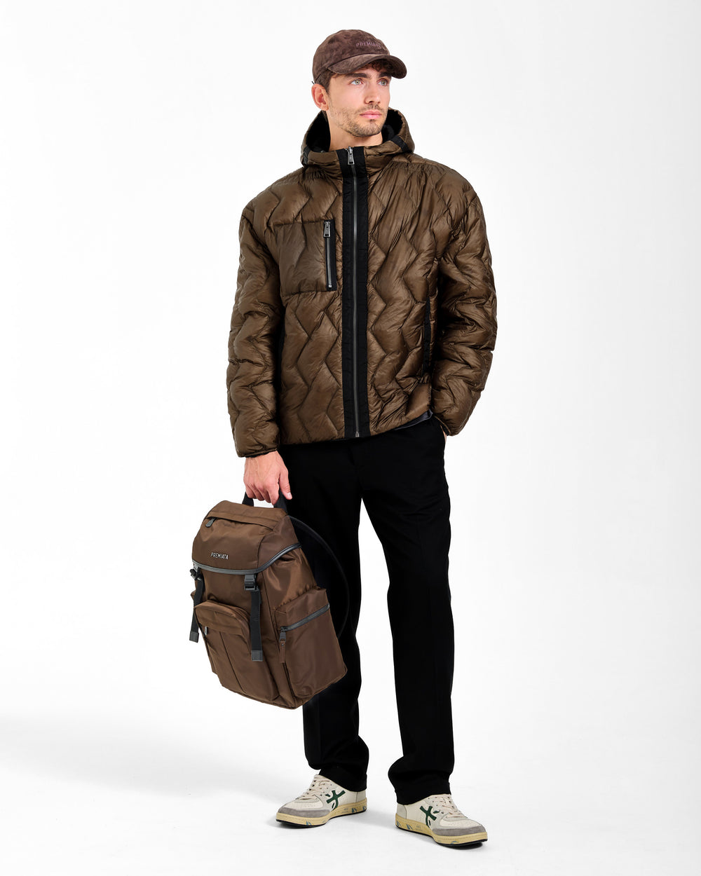 Reversible Hooded Jacket - Black