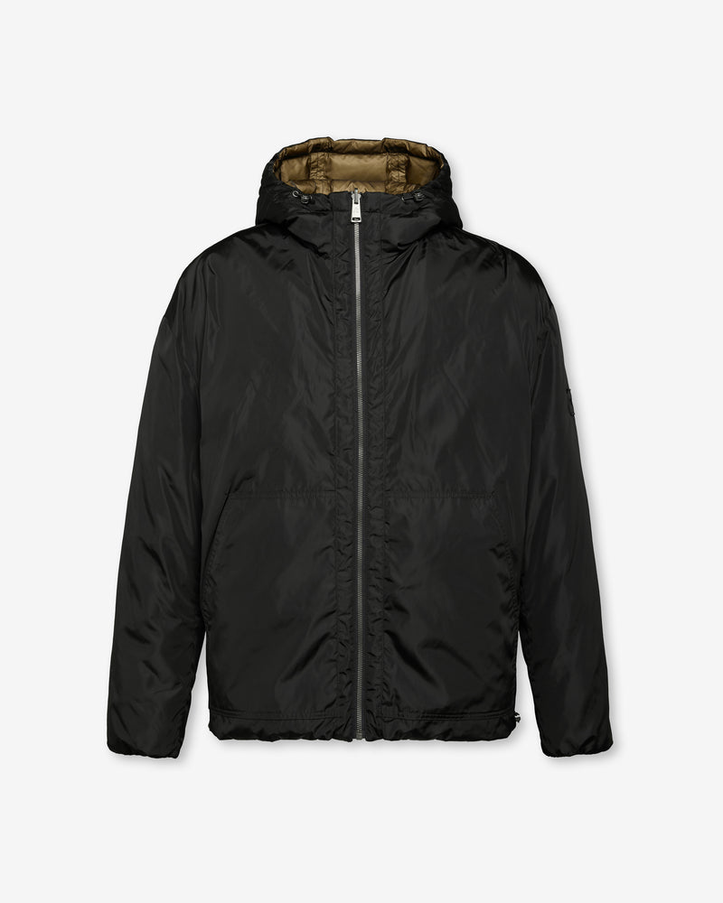 Reversible Hooded Jacket - Black