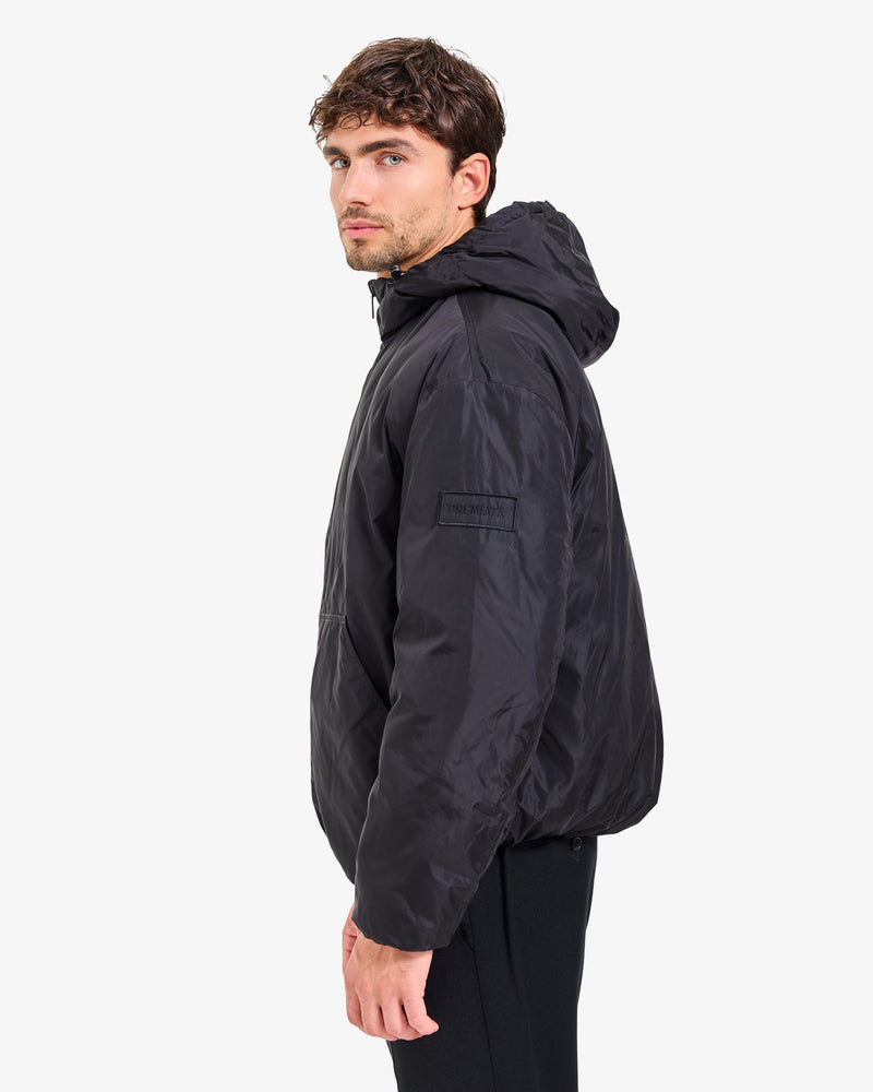 Reversible Hooded Jacket - Black