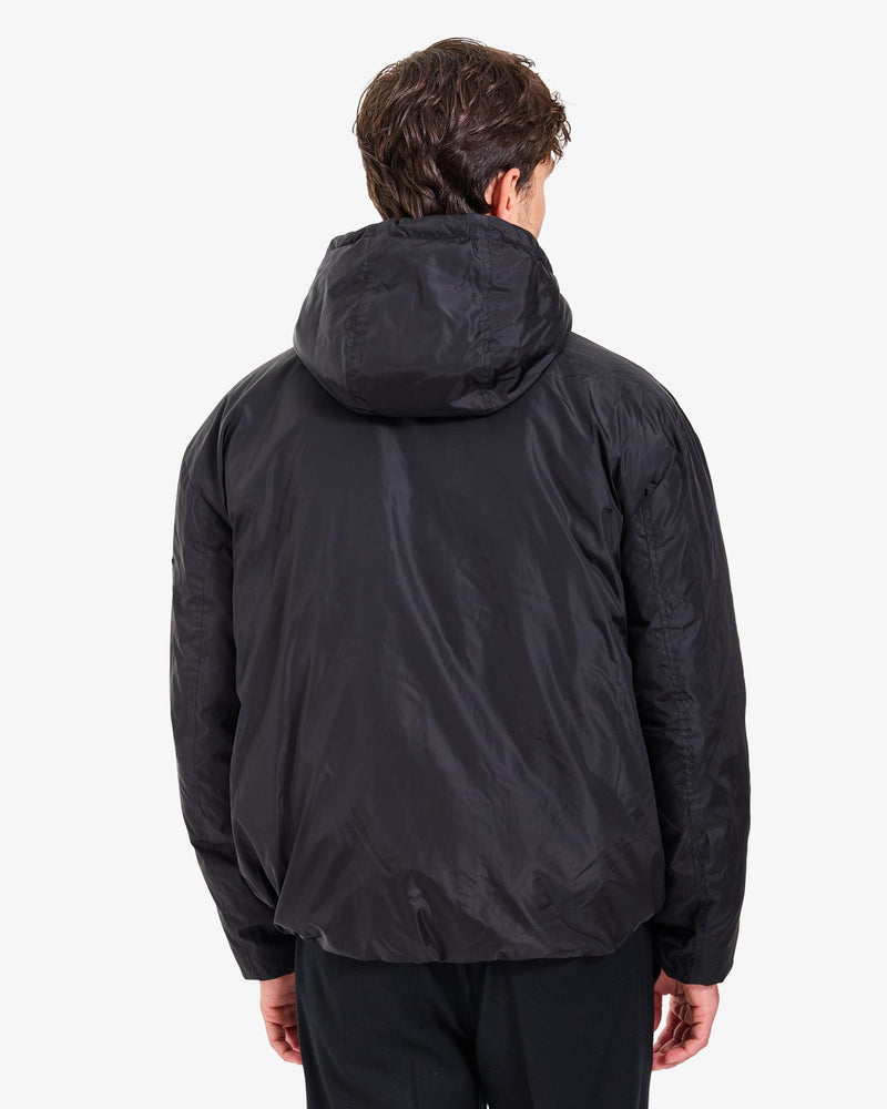 Reversible Hooded Jacket - Black