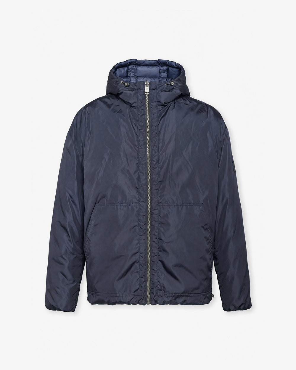Giacca Reversibile con Cappuccio Blue