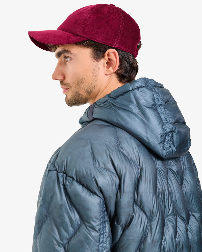 Giacca Reversibile con Cappuccio Blue