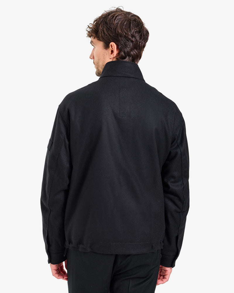 Black Overshirt Jacket