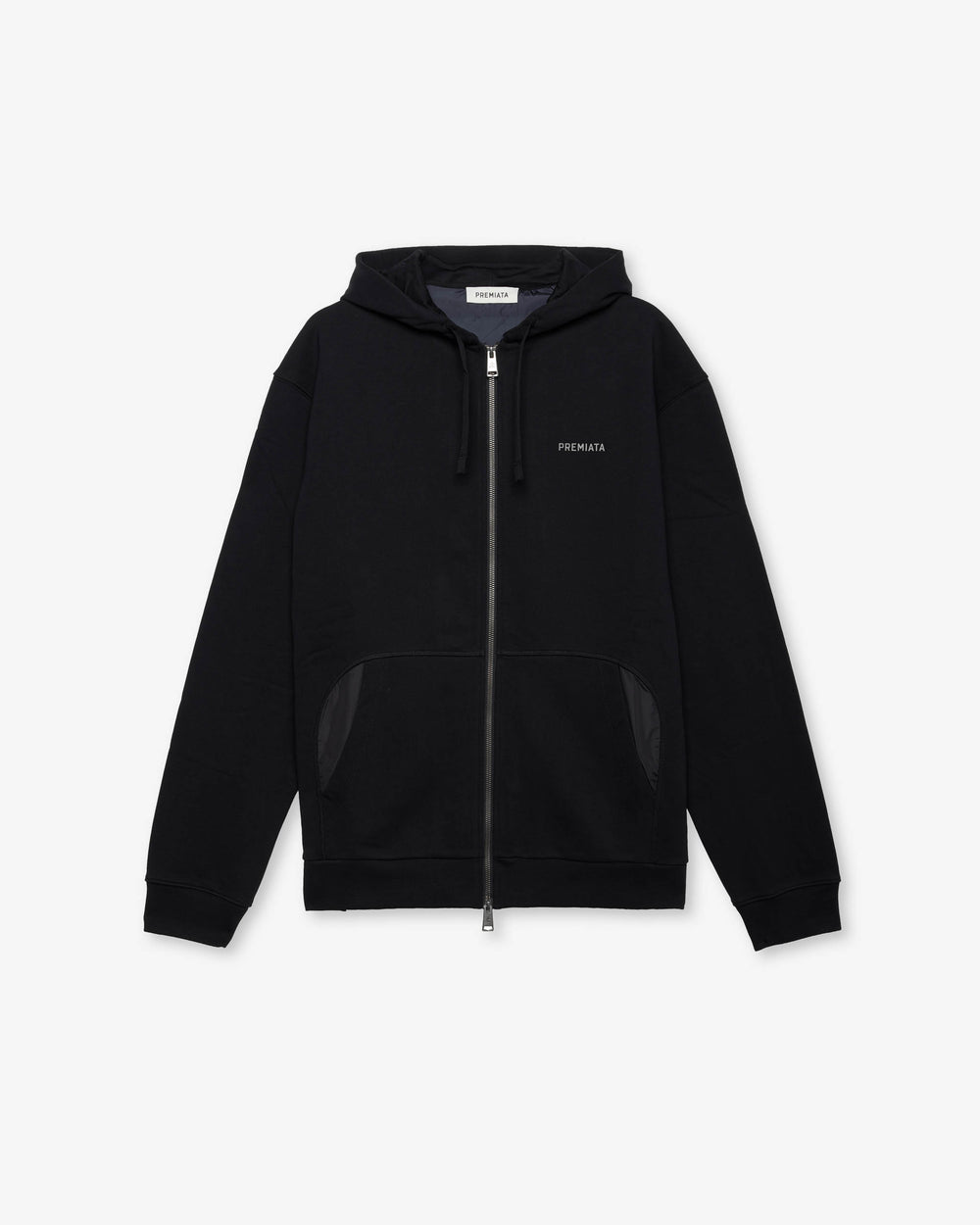 Felpa Zip Hoodie Black