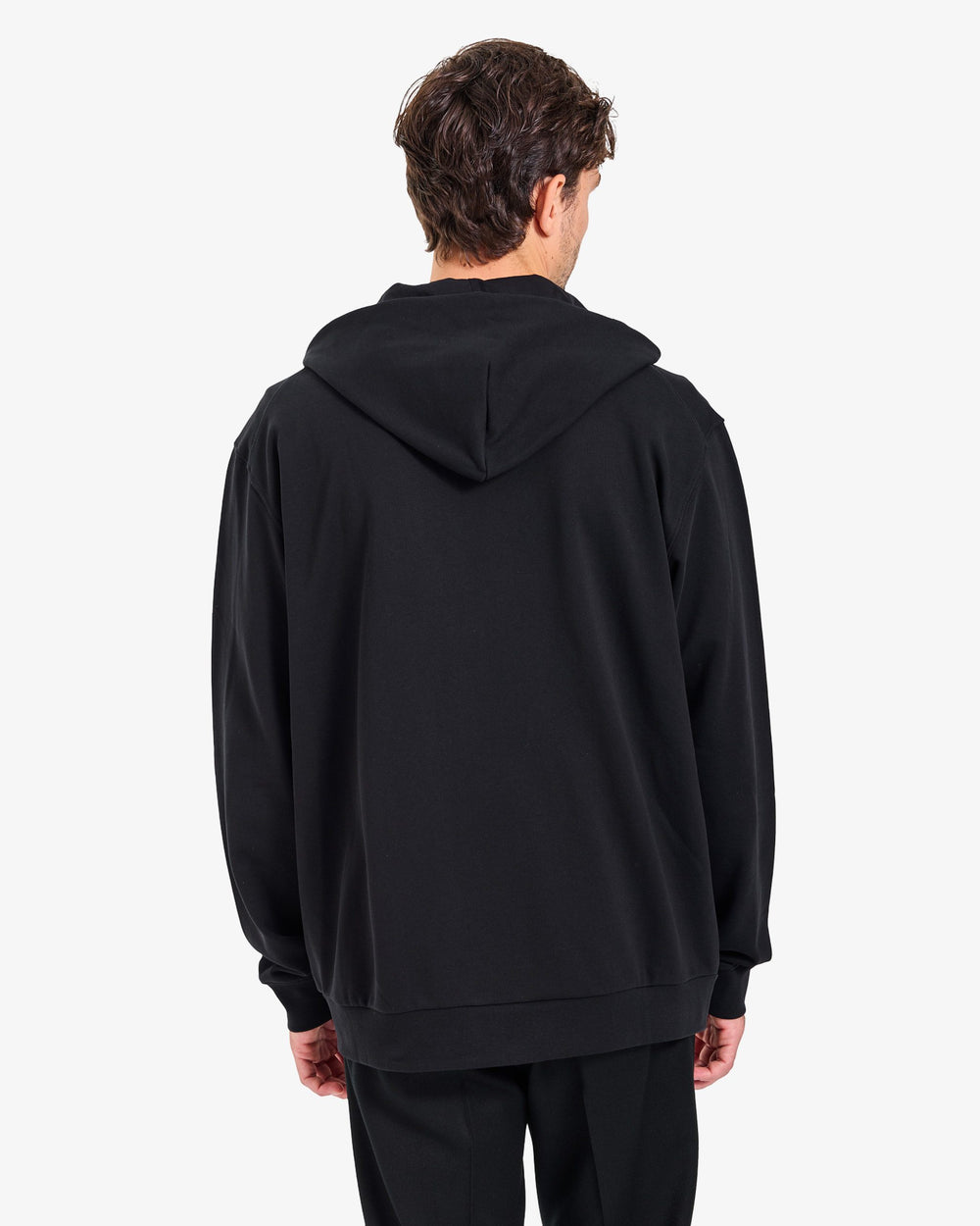Felpa Zip Hoodie Black